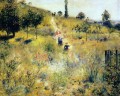 path through the high grass Pierre Auguste Renoir scenery